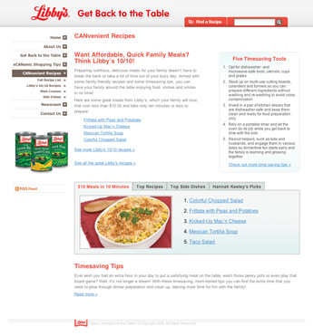 Libbys Recipe Main